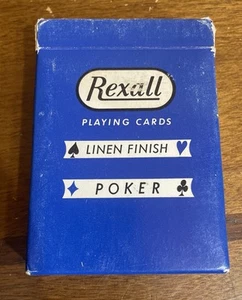 Vtg Rexall Playing Cards. Used Complete - Picture 1 of 1