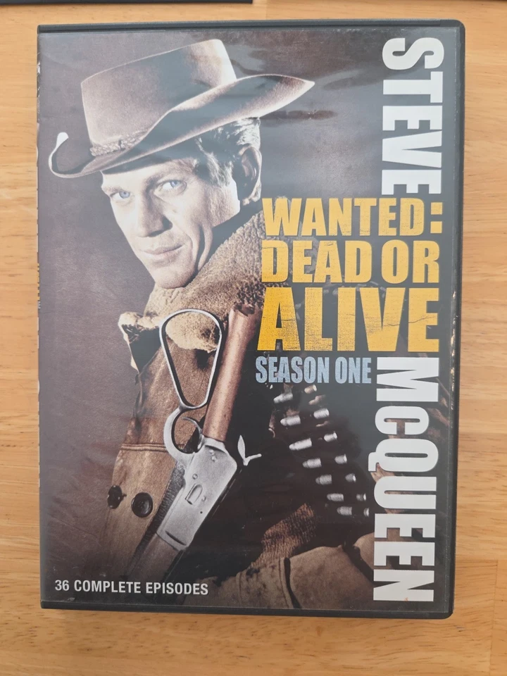 STEVE MCQUEEN wanted dead or alive season 1& 2 complete dvd - Image 1 of 4