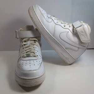 Nike Air Force 1 Mid '07 "Triple White" Men’s Size 8 CW2289-111 Ones High Top - Picture 1 of 16