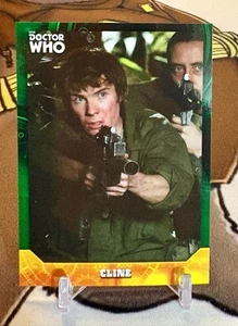 2017 Topps Doctor Who Signature Series Cline Green Parallel Card /50 - Picture 1 of 2