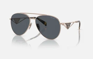Prada PR 73ZS ZVN5D1 Aviator Unisex NUOVO 100 % originale fattura listino 390€ - Foto 1 di 6