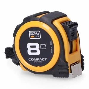 Flexómetro Koma Tools Compact ABS 8 m x 25 mm - Imagen 1 de 8