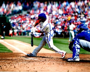 Autographed 8x10 BEN REVERE Philadelphia Phillies Photo - COA - Picture 1 of 1