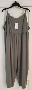 Ladies/Womens Jumpsuit - Olive Green - Size 3X - Mudd Brand - New with Tags - Picture 1 of 2
