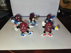 5 - California Raisins Figures Playing Musical Instruments Hardee's - Picture 1 of 5