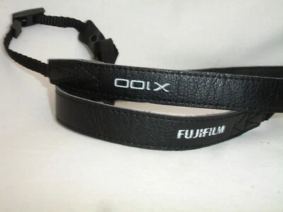 FUJI FUJIFILM X100 CAMERA NECK STRAP  X 100  X-100 Genuine , Black - Image 1 of 4
