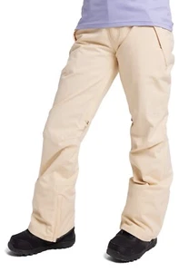 Burton Women's Society Snowboard Pants Women's Regular Size Large Beige NWT - Picture 1 of 6