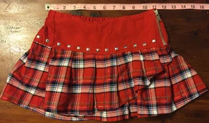 Pre-owned/Used ~ Red Plaid Kids Justice School Girl Skort/Shorts ~ Size 7 Youth! - Picture 1 of 6