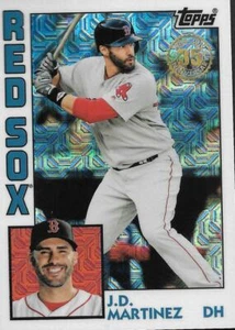 2019 Topps Update JD MARTINEZ Silver Pack 1984 Chrome - BOSTON RED SOX - #T84U-9 - Picture 1 of 1