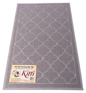 Kitti Cat Litter Anti Tracking Mats, Gray - Picture 1 of 1