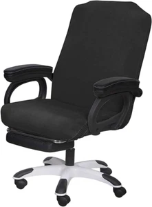Office Chair Cover- Medium, Black- Removable Computer Chair Cover For - Picture 1 of 12