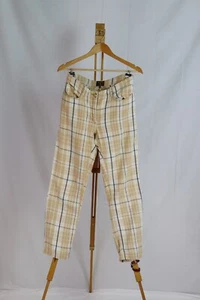 Vivienne Westwood Yellow Check Trousers Size 30 - Picture 1 of 3