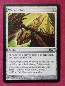 Magic The Gathering 2011 CORE SET M11 WURM'S TOOTH artifact card MTG - Picture 1 of 2