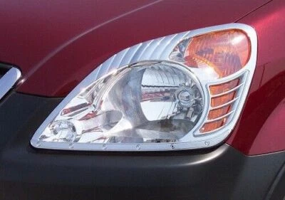 Putco 403202 Headlamp Chrome Overlay Covers Fits; Honda CR-V 2002-2005 - Image 1 of 4