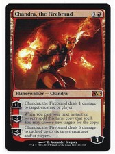 1 x Foil MTG Chandra, the Firebrand Magic the Gathering M12 Set Foil