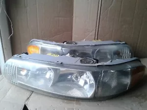 Halogen Headlight Set For 1997-05 Buick Century 97-04 Regarl Left and Right Pair - Picture 1 of 7