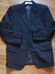 Chaqueta Traje Leonardo Pellini HOMBRE 100% Viscosa/Viscosa NEGRO TALLA 50 - Imagen 1 de 9