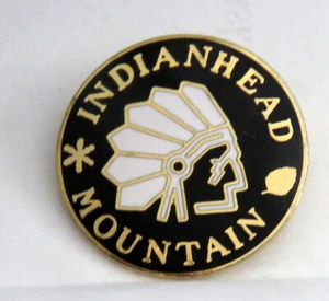 Indianhead Mountain Ski Resort Michigan Ski Pin ( 1") - Picture 1 of 2