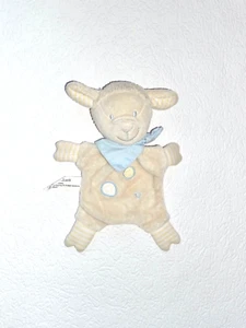 TCM Tchibo SCHAF LAMM blau beige Sterne Schmusetuch Schnuffeltuch Kuscheltuch - Bild 1 von 2