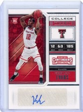 Keenan Evans 2018-19 Contenders Draft Picks College Ticket RC Rookie Auto #98