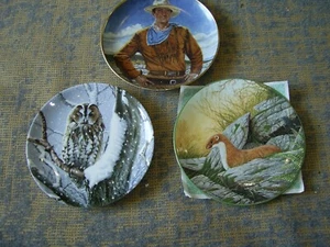 JOB LOT OF 3 COLLECTORS PLATES THE DUKE,A STOAT ON THE ALERT AND I SPY - Foto 1 di 4