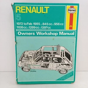 Haynes Renault 5 1972-1985 Owners Workshop Manual Vintage Hardback - Picture 1 of 16