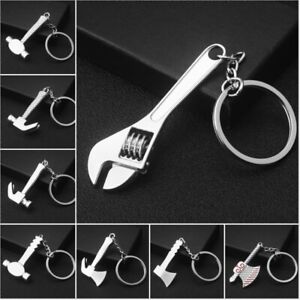 Cute Mini Tools Hardware Car Key Ring Chain 3D Keyfob Keychain Keyring Xmas Gift