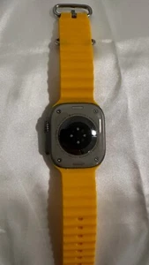 Factory Unlocked Apple Watch Ultra 49MM Natural Titanium Gray Trail Loop A2622 - Picture 1 of 2
