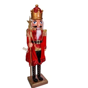 Kurt S. Adler 32-Inch Plastic Red and Gold King Nutcracker, Multi - Picture 1 of 8