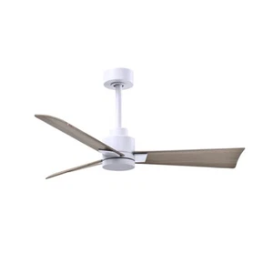 Matthews Fan Alessandra 3 Blade 42" Ceiling Fan, White/Gray Ash - AK-MWH-GA-42 - Picture 1 of 1
