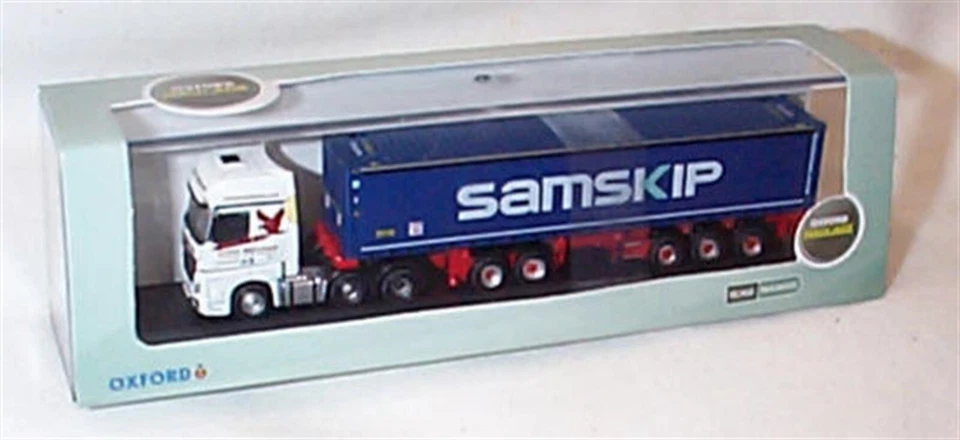 Oxford Diecast N Gauge Mercedes Actros D-TEC Combitrailer Trailer John Mitchell - Image 1 of 1