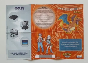 Nintendo GameBoy Advance - Pokemon Feuerrote Edition (Poster/Flyer + VIP ) - Bild 1 von 5