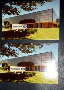 One VTG, HENRY FORD MOTOR CO. FIrst Day Cover/ POSTCARD "Ford Guest Center" New - Picture 1 of 6