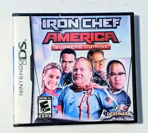 Iron Chef America Supreme Cuisine Nintendo DS NEW Sealed Copy Video Game Rated E - Picture 1 of 3