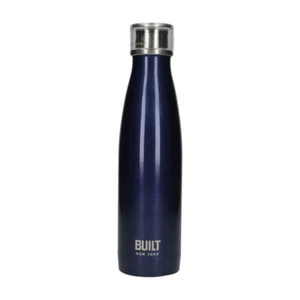 BUILT 500 ml Double Walled Stainless Steel Travel Water/Coffee Mug Midnight Blue - Picture 1 of 4