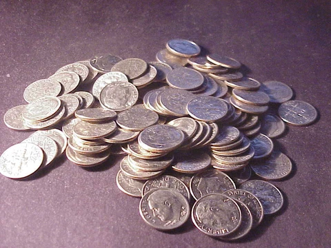 Roosevelt modern dime set 1965/2022-P&D-complete, 113 circulated coins-hard set Cover