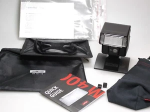Metz mecablitz M400 + SB 18-15 Softbox + Novoflex Control Card Canon M LIKE NEW - Bild 1 von 4
