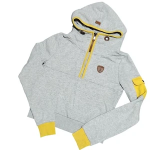 Wanakome Kaya Hoodie Sweatshirt Woens Small Gray Yellow Shirt To - Picture 1 of 8