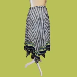 Cato Skirt 22/24W Pull On Elastic Waist Casual Geometric Handkerchief T24 - Picture 1 of 6
