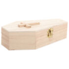  Wedding Decorations Coffin Halloween Candy Gift Wooden Box Decorate