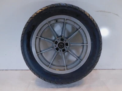 Llanta trasera Harley Davidson Dyna Softail Sportster 883 1200 plateada fundida Foto 1 de 4