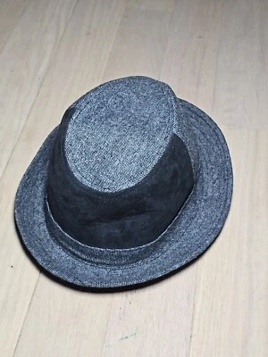 Sombrero de hombre Sean John Fedora L/Xl tweed negro  Foto 1 de 4