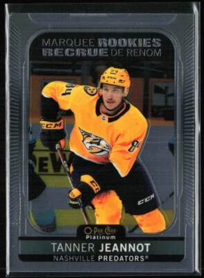 2021-22 O-Pee-Chee Platinum Tanner Jeannot Rookie #238 H10R4D - Image 1 of 2
