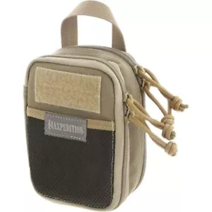 Maxpedition Double-Decker Mini Pocket Organizer Khaki Clamshell Molle - 0258K - Picture 1 of 4