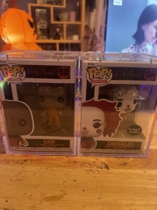 Signed Funko Pops Trick R Treat Sara And Rhonda No Cert. Personally Signed - Picture 1 of 3