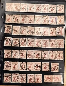1932 6d Brown Laughing Kookaburra Used Postmark "Price for 1 stamp" - Picture 1 of 5