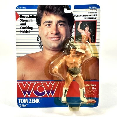 De colección WCW Galoob “Z Man” Tom Zenk Nuevo en Tarjeta 1990 Foto 1 de 4