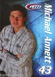 Postal nacional de Michael Annett 2012 "Petty Motorsports" #43 NASCAR - Imagen 1 de 1
