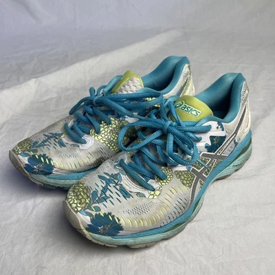 Zapatillas deportivas para correr Asics Gel Kayano 23 T6A5N azules florales zapatos para mujer 7,5 Foto 1 de 4