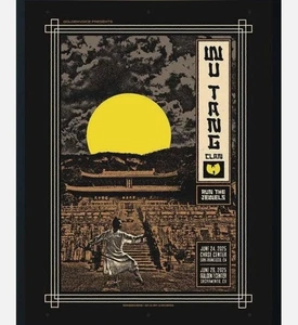 Wu Tang Clan Sacramento California 2025 Tour Golden 1 Center June 26 2025 Poster - Picture 1 of 6